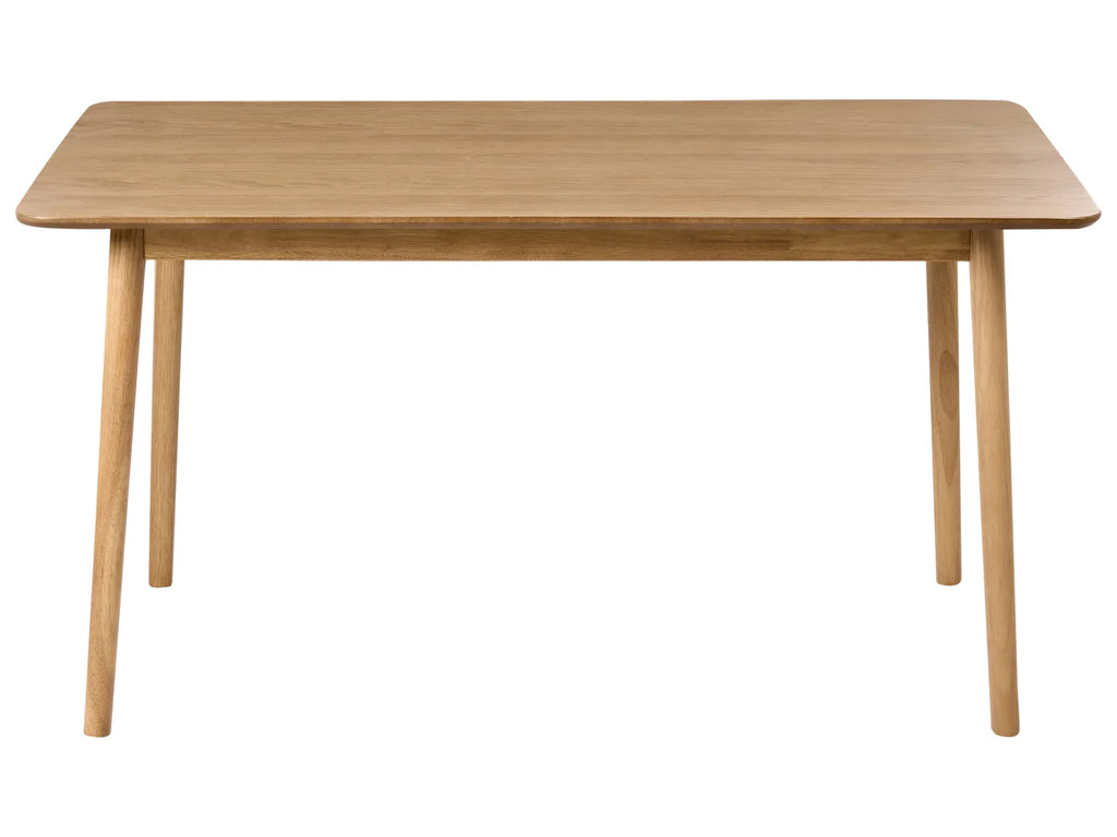 Dining Table ELVYN Light Oak 140 cm 80 cm