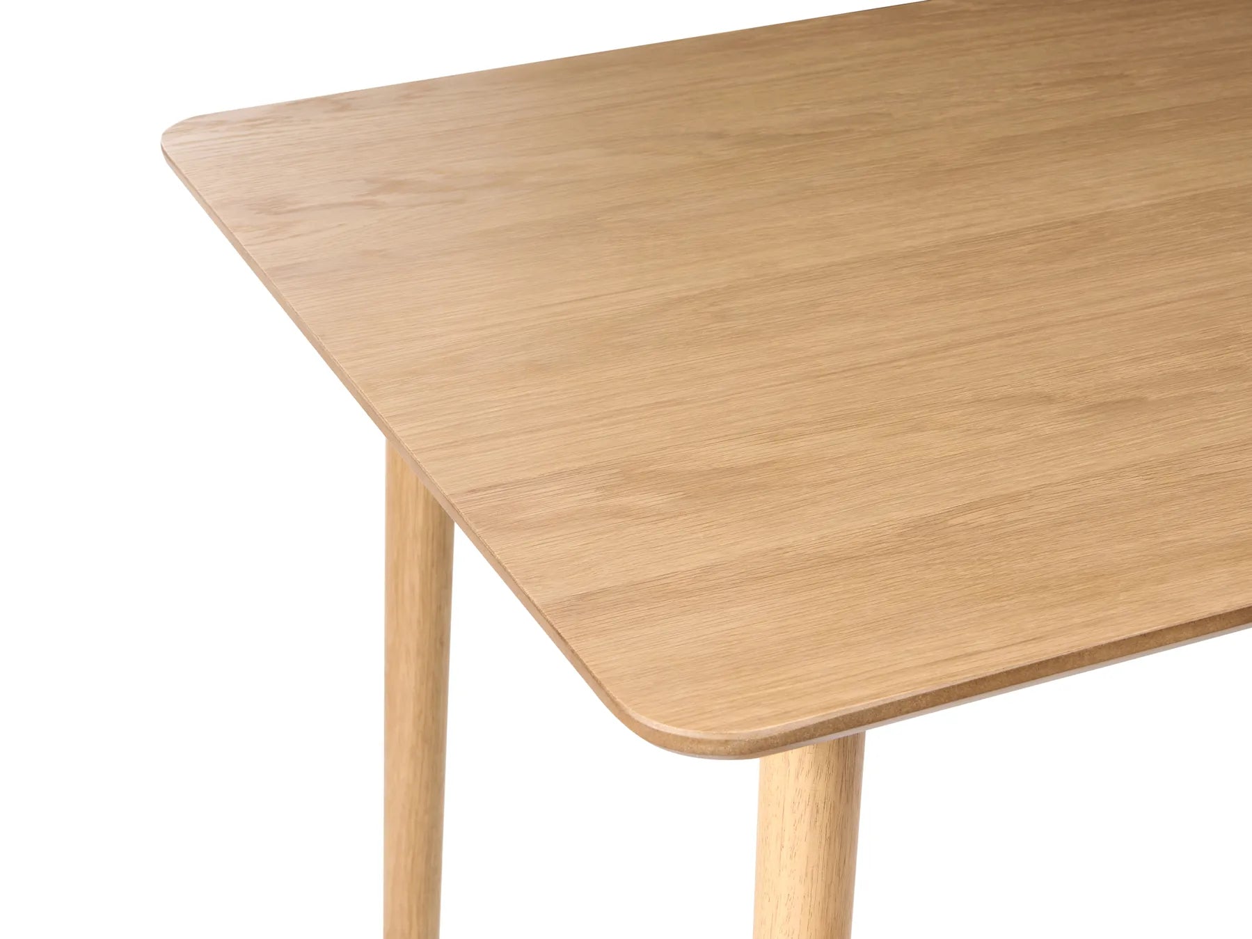 Dining Table ELVYN Light Oak 140 cm 80 cm