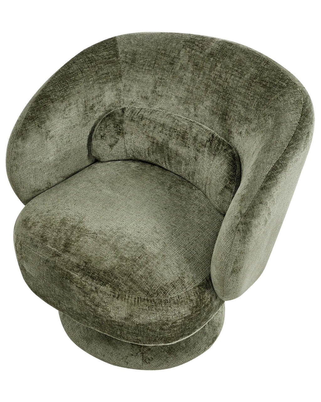 Swivel Armchair LIEKSA Chenille Green