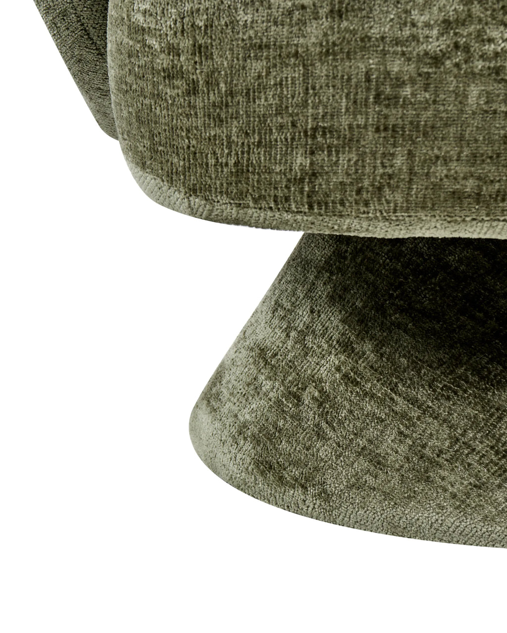 Swivel Armchair LIEKSA Chenille Green