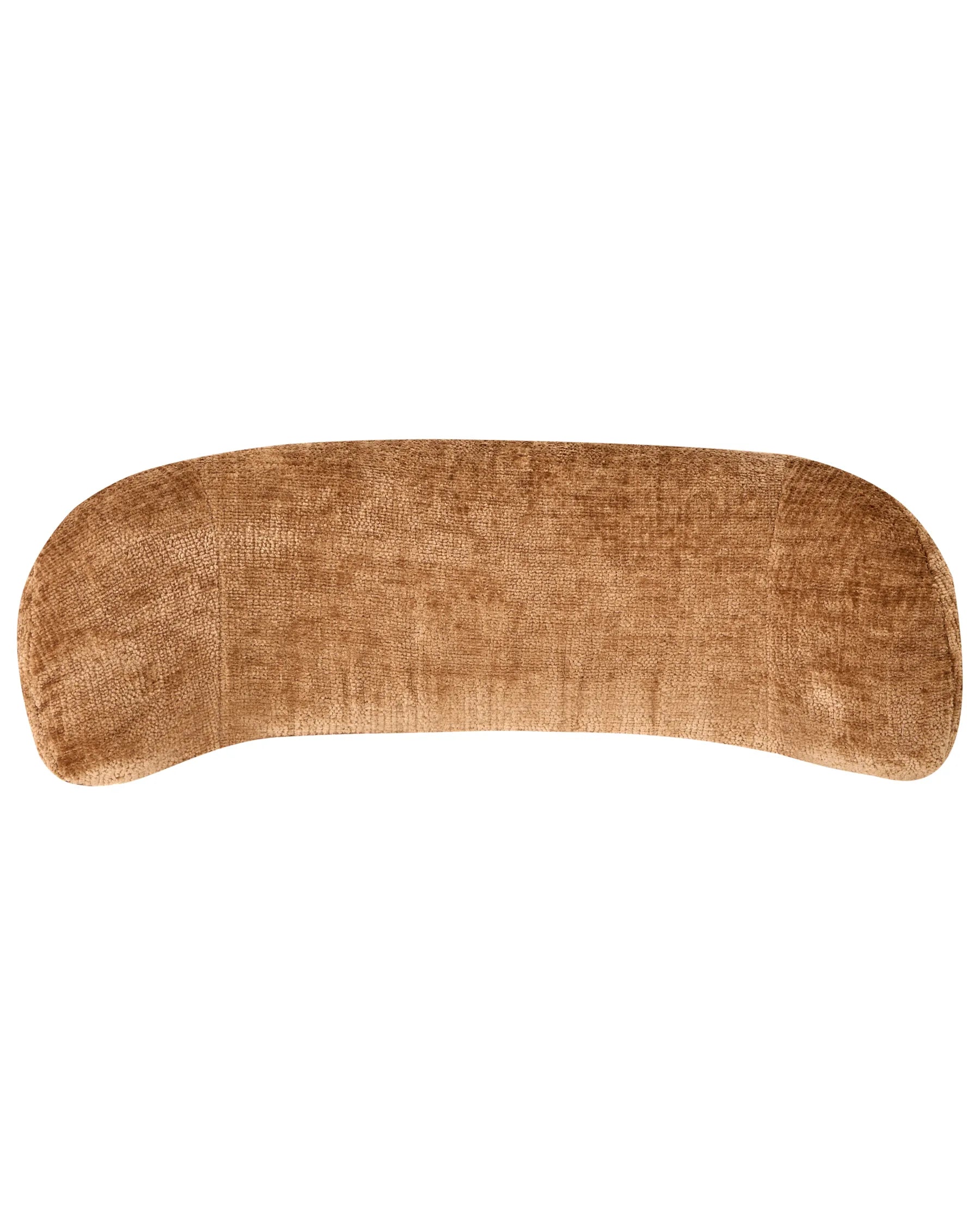 Swivel Armchair LIEKSA Chenille Golden Brown
