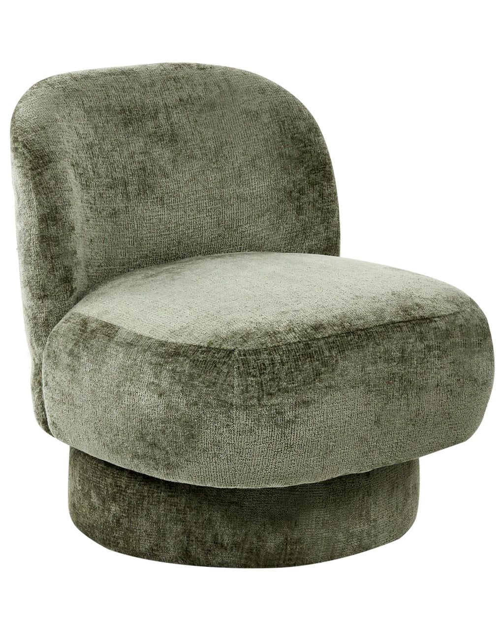 Swivel Armchair AYLO Chenille Green