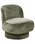 Swivel Armchair AYLO Chenille Green