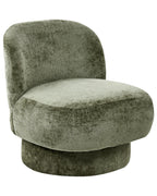 Swivel Armchair AYLO Chenille Green