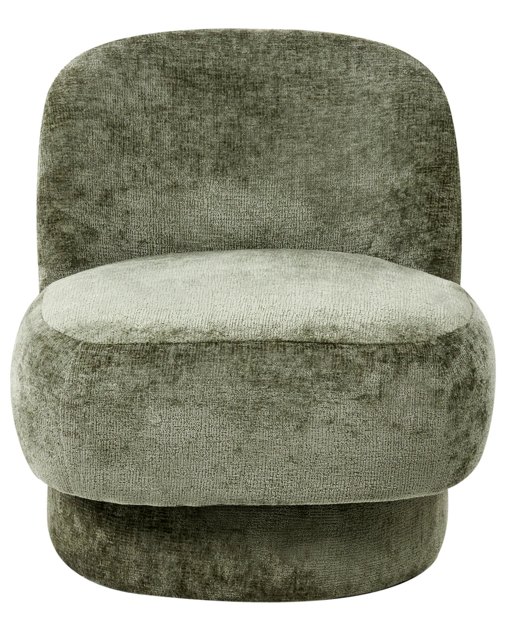 Swivel Armchair AYLO Chenille Green