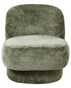 Swivel Armchair AYLO Chenille Green