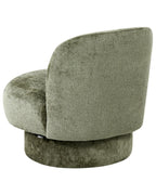 Swivel Armchair AYLO Chenille Green