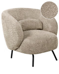 Armchair MAKELA Boucle Taupe