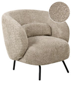 Armchair MAKELA Boucle Taupe