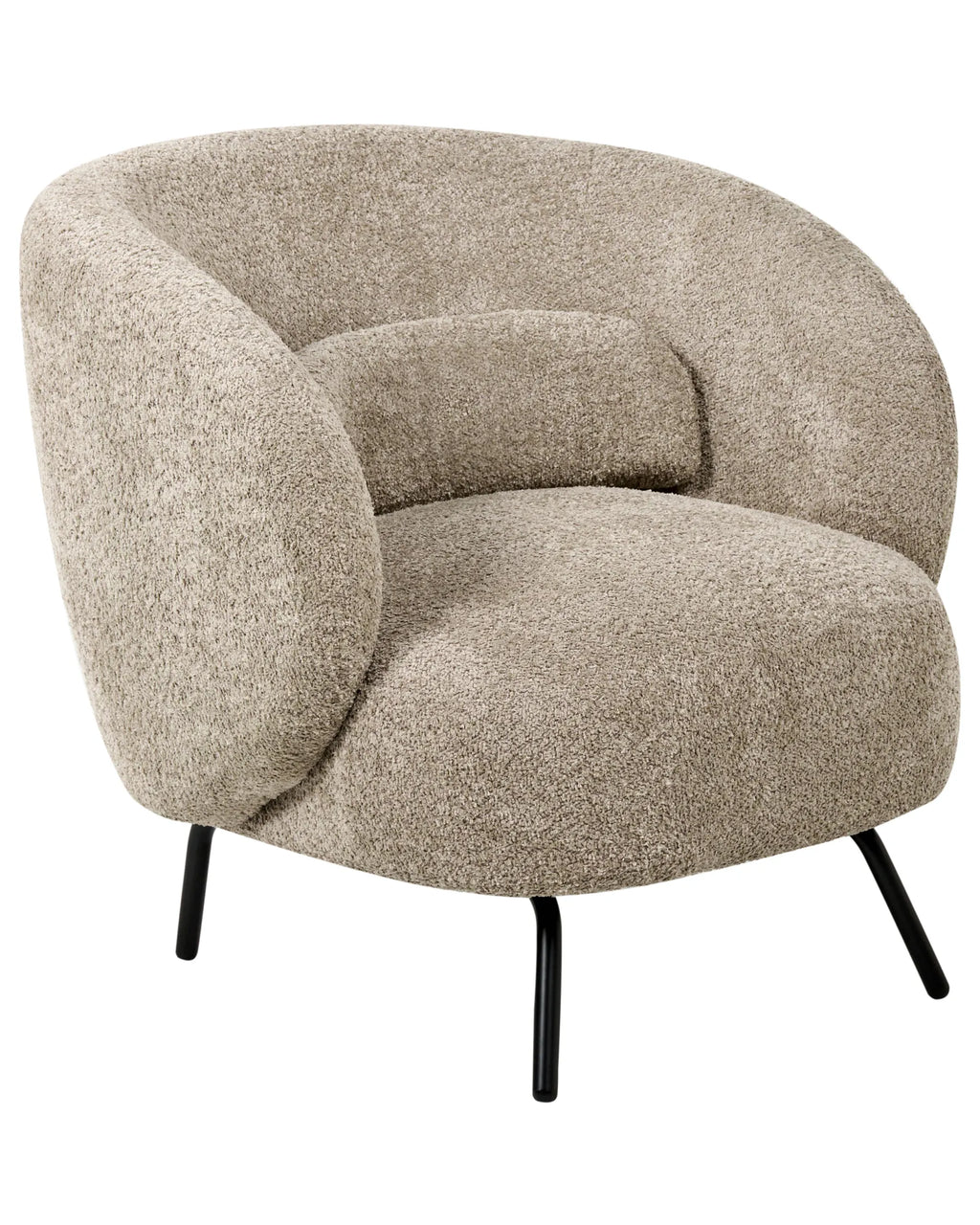 Armchair MAKELA Boucle Taupe