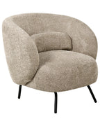 Armchair MAKELA Boucle Taupe
