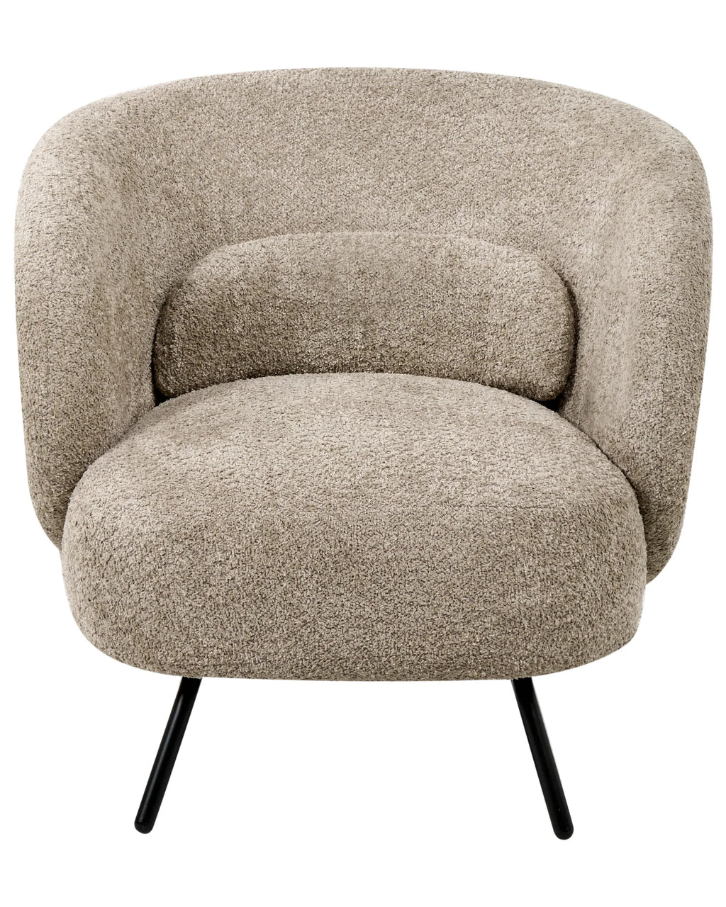 Armchair MAKELA Boucle Taupe