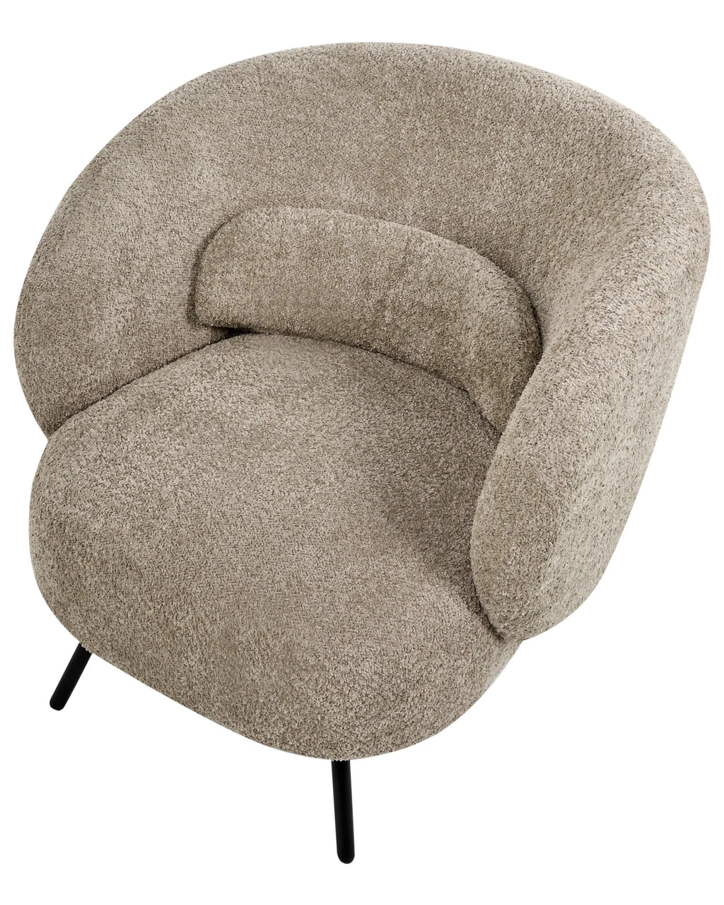 Armchair MAKELA Boucle Taupe