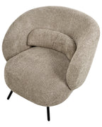 Armchair MAKELA Boucle Taupe
