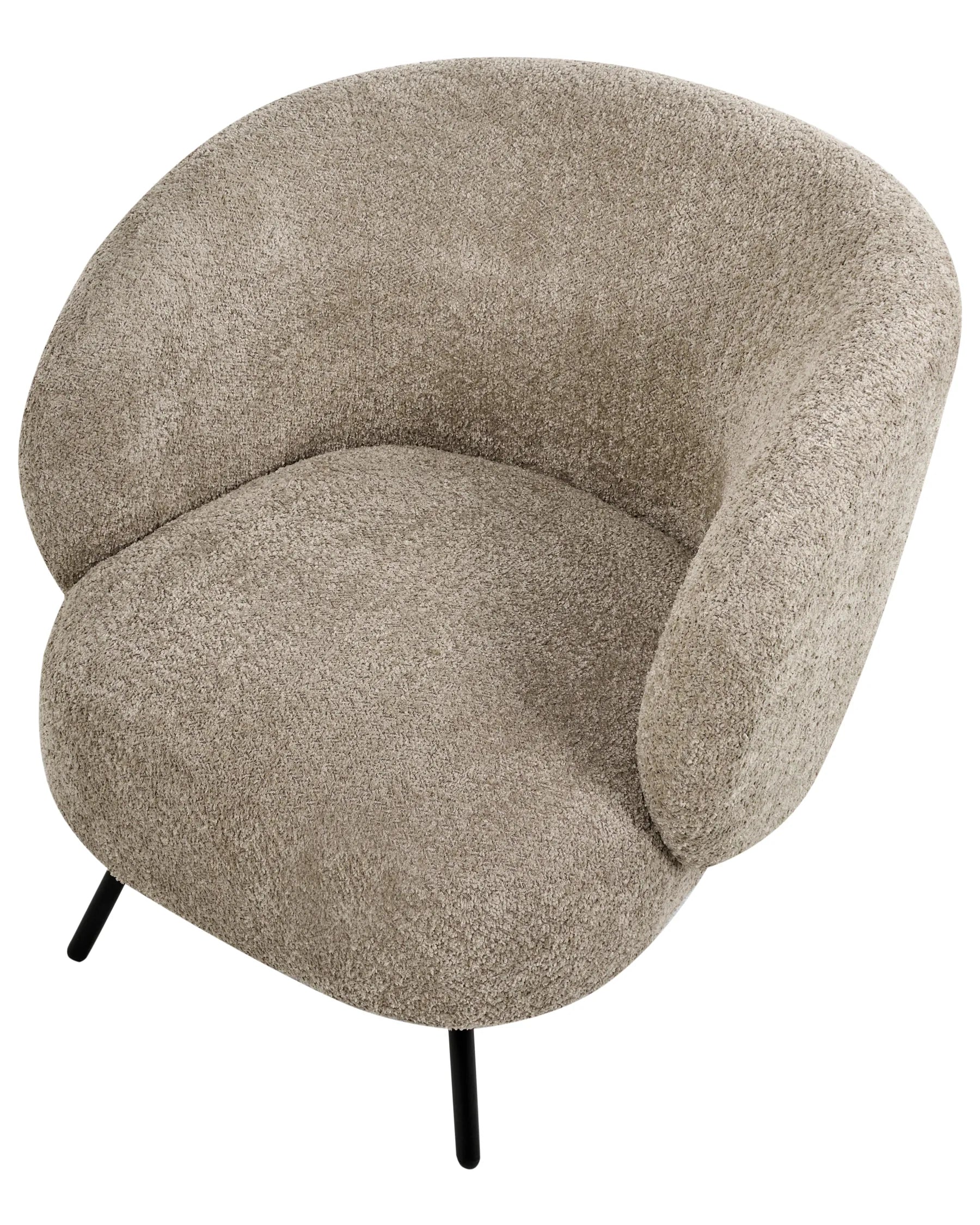 Armchair MAKELA Boucle Taupe