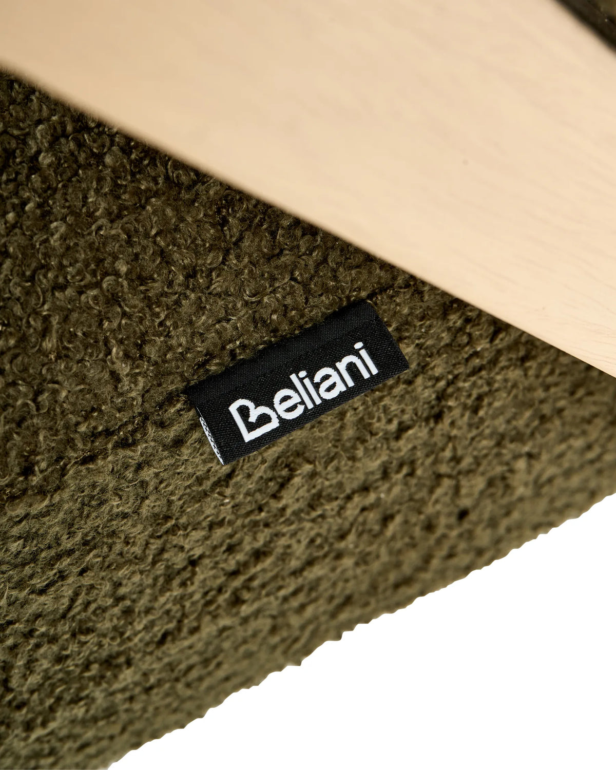 Armchair DORANO Boucle Dark Green – design detail