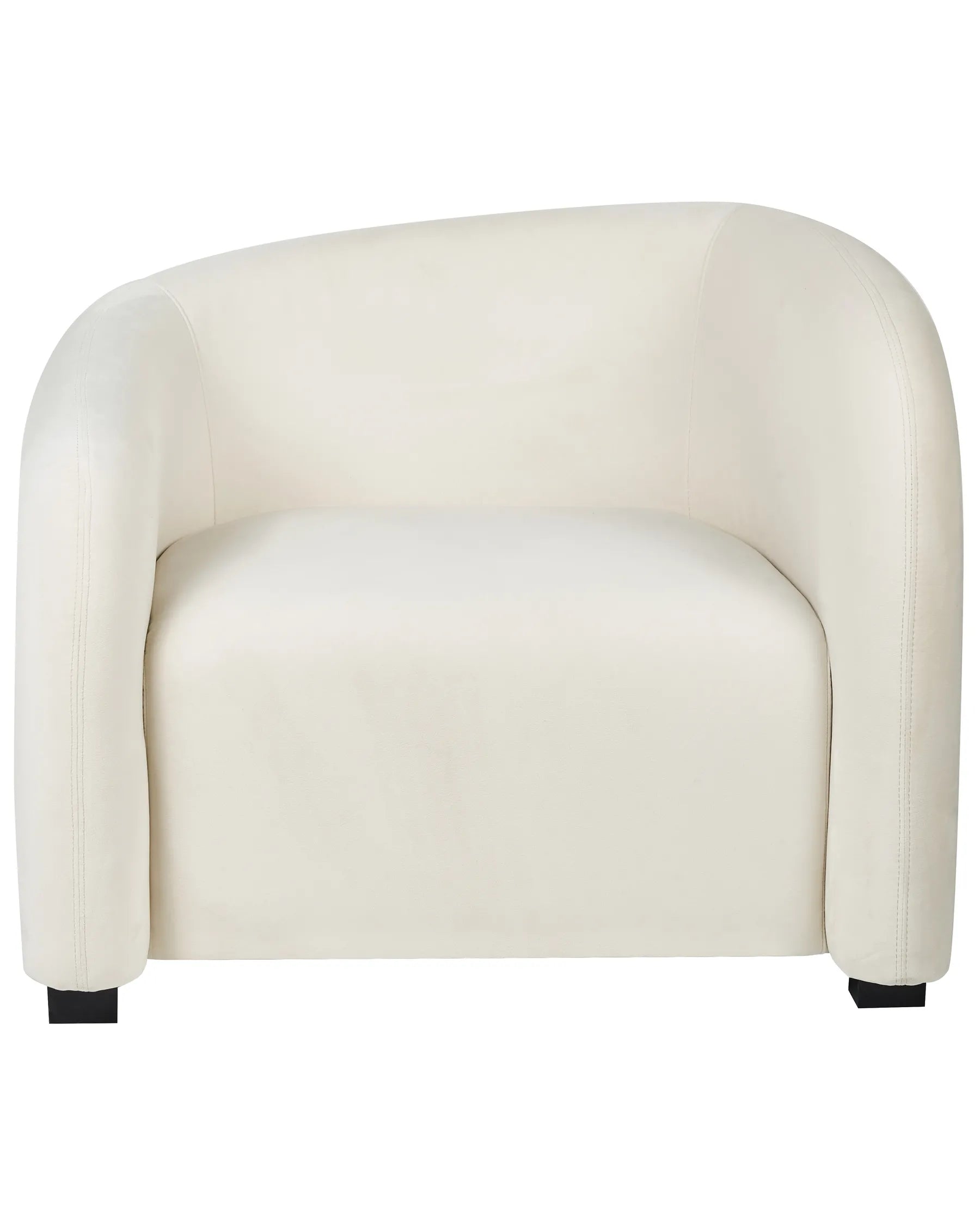 Armchair VELTADA Velvet Off-White