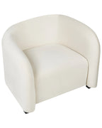 Armchair VELTADA Velvet Off-White