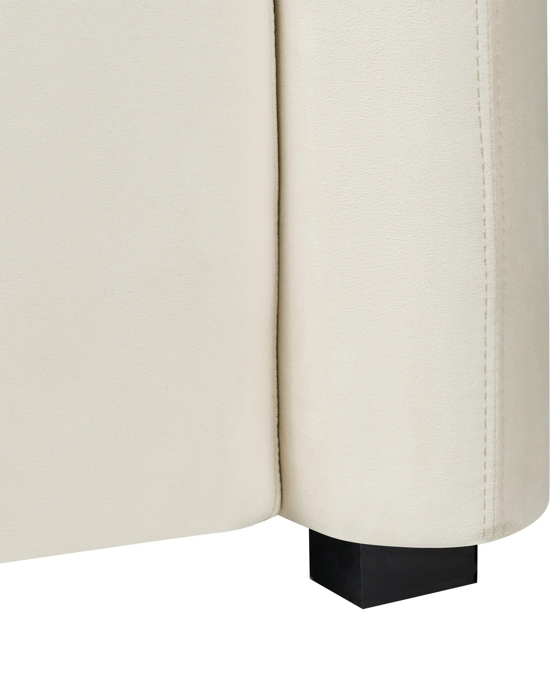 Armchair VELTADA Velvet Off-White