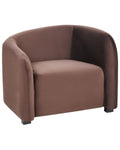 Armchair VELTADA Velvet Dark Brown