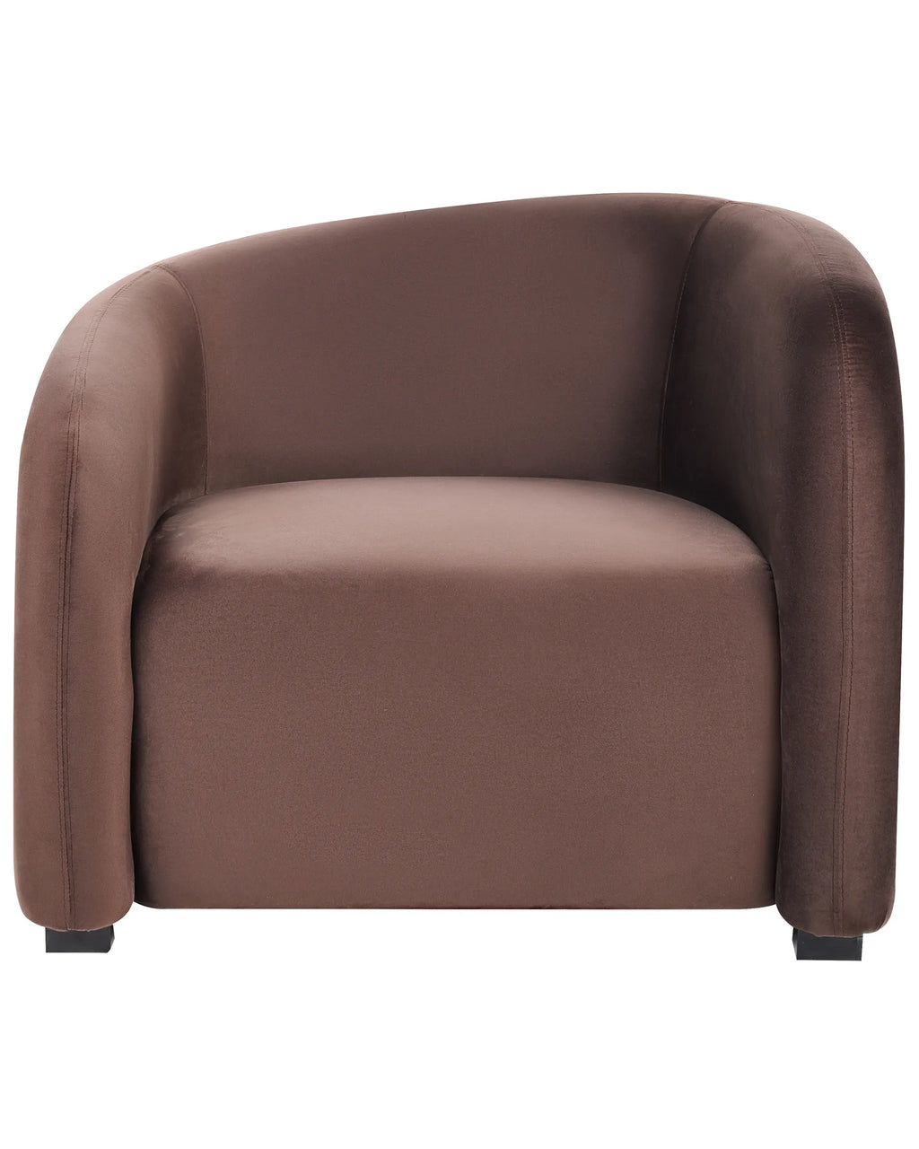Armchair VELTADA Velvet Dark Brown