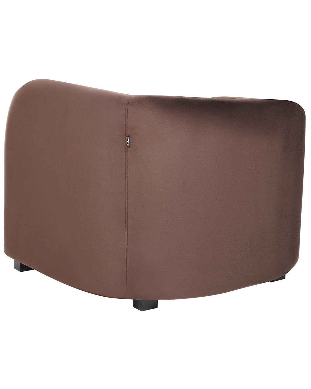 Armchair VELTADA Velvet Dark Brown