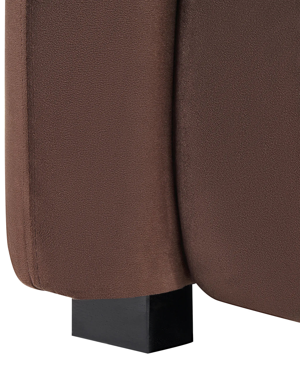 Armchair VELTADA Velvet Dark Brown