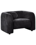Armchair LEIREN Chenille Black