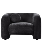 Armchair LEIREN Chenille Black