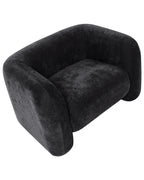 Armchair LEIREN Chenille Black
