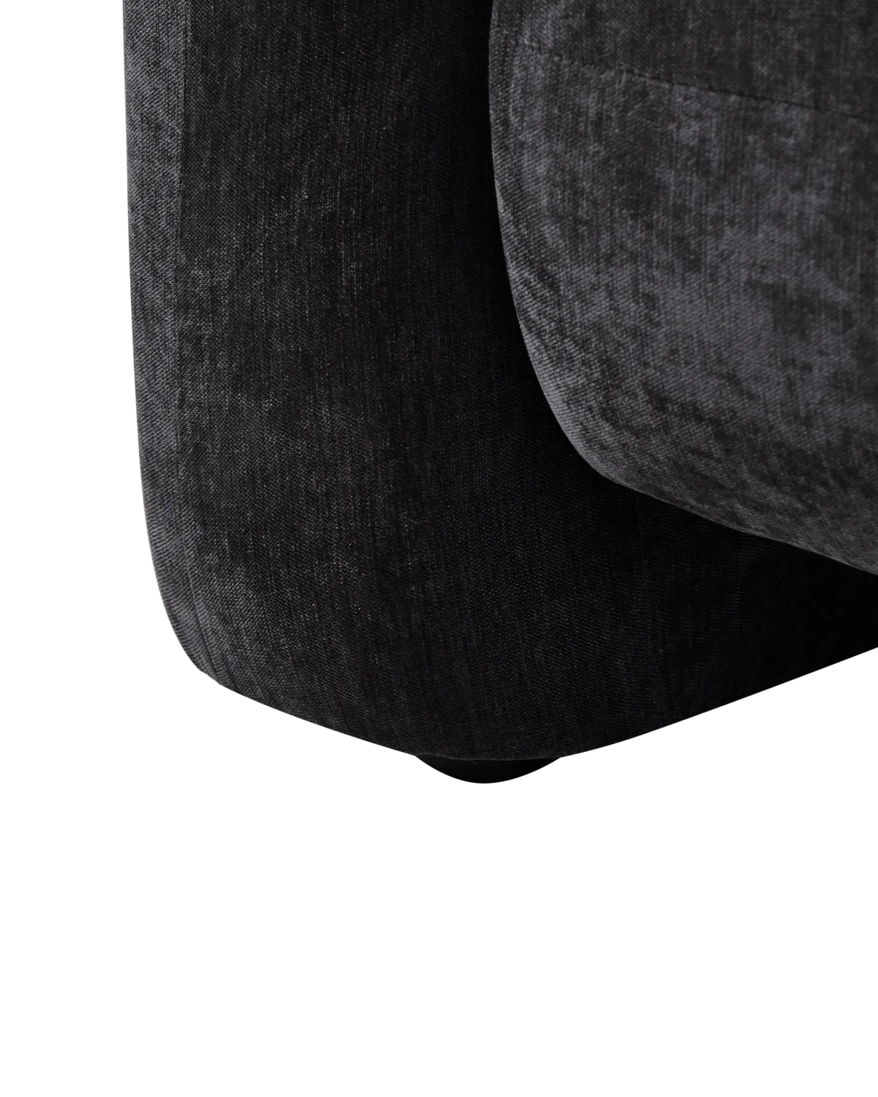 Armchair LEIREN Chenille Black