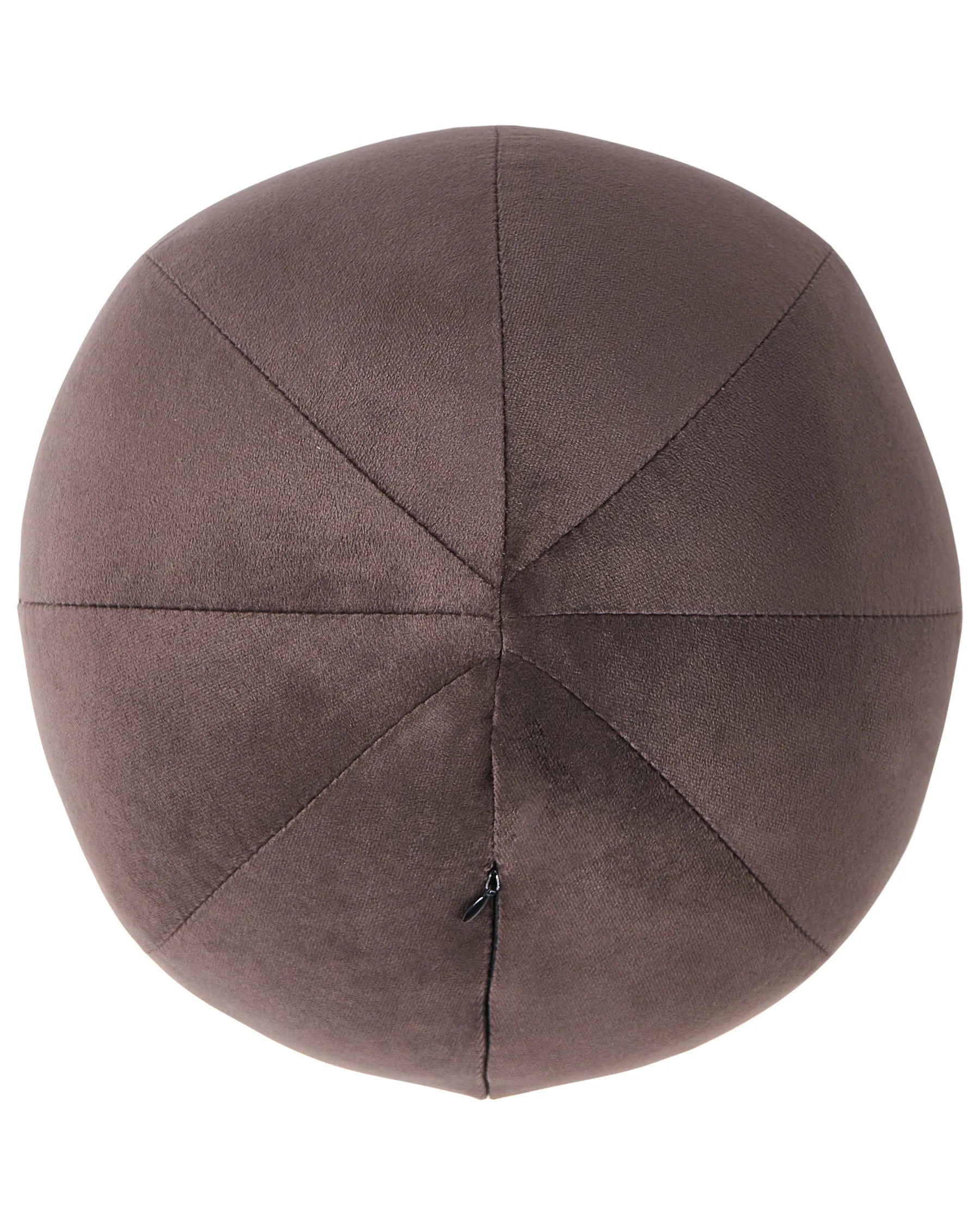 Armchair LEIREN Velvet Dark Brown