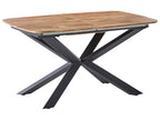 Extending Dining Table GAIRDNER Brown 140/180 cm 90 cm