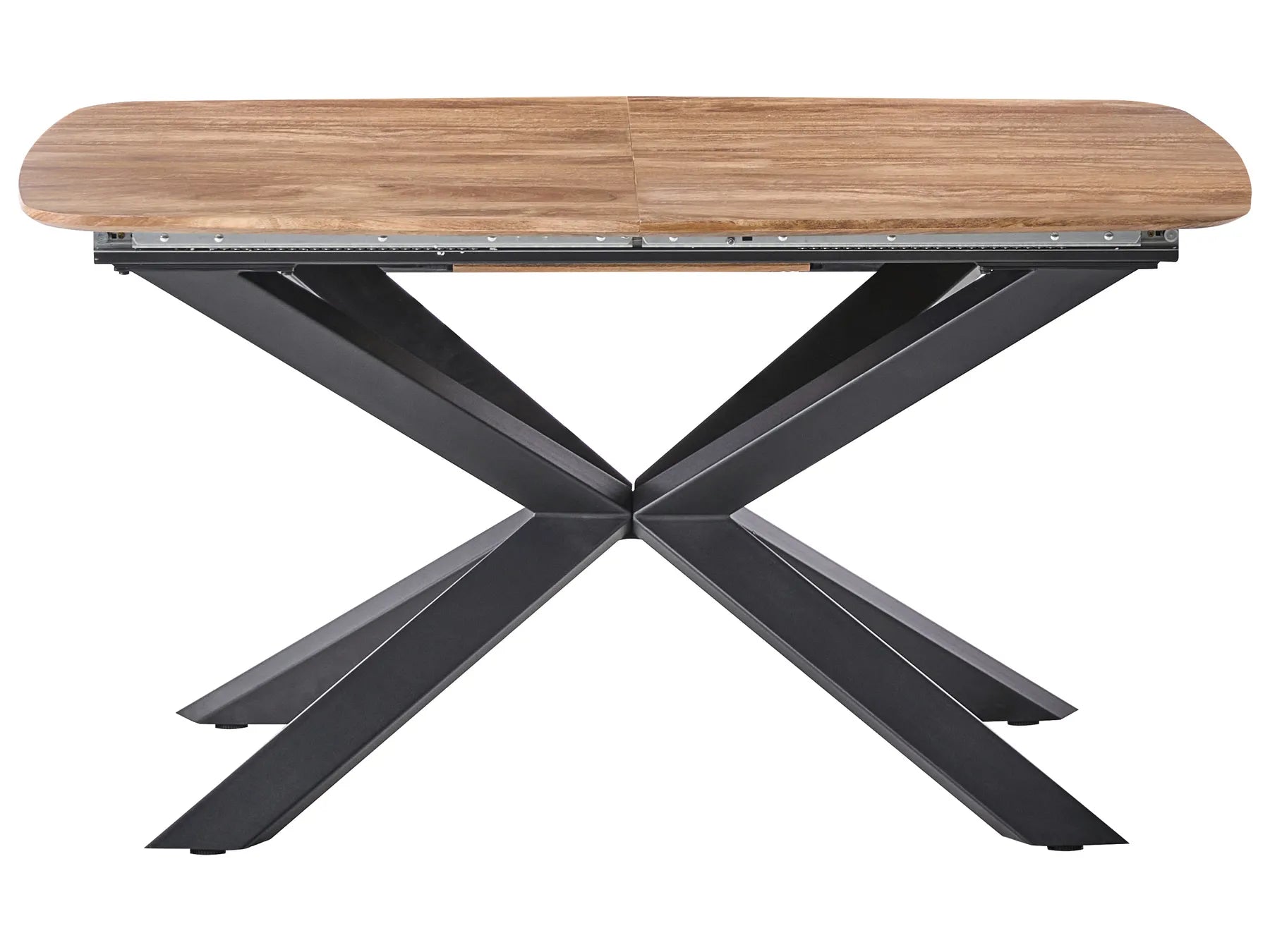 Extending Dining Table GAIRDNER Brown 140/180 cm 90 cm