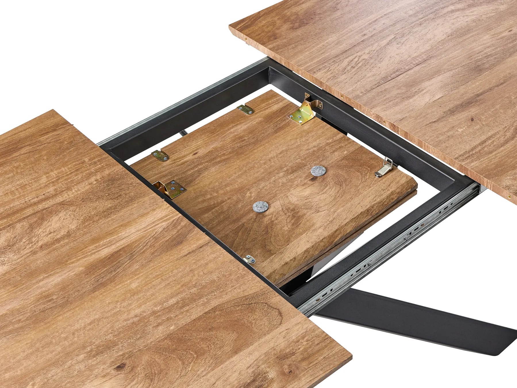 Extending Dining Table GAIRDNER Brown 140/180 cm 90 cm