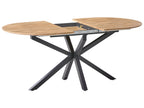 Extending Dining Table MACQUARIE Brown 140/180 cm 90 cm