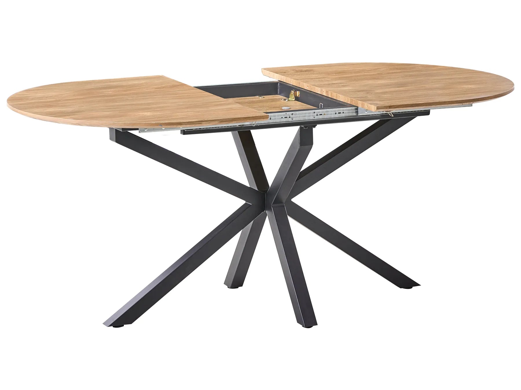 Extending Dining Table MACQUARIE Brown 140/180 cm 90 cm