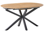 Extending Dining Table MACQUARIE Brown 140/180 cm 90 cm
