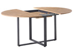Dining Table ALEXANDRINA Brown 120/160 cm 120 cm