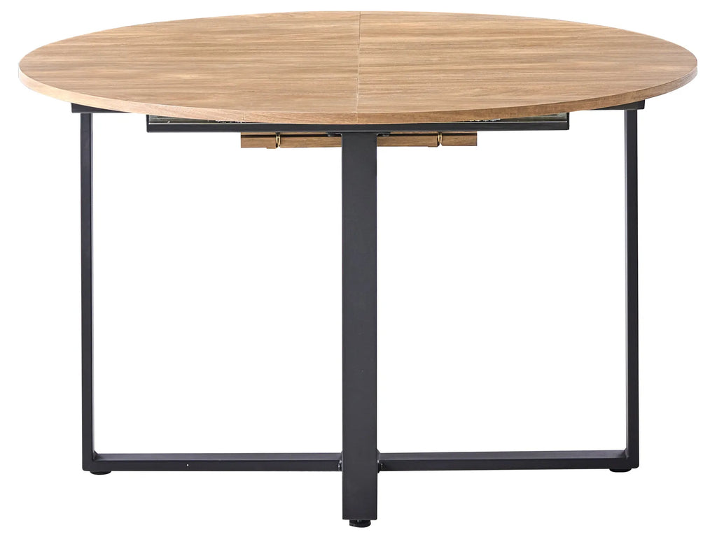 Dining Table ALEXANDRINA Brown 120/160 cm 120 cm