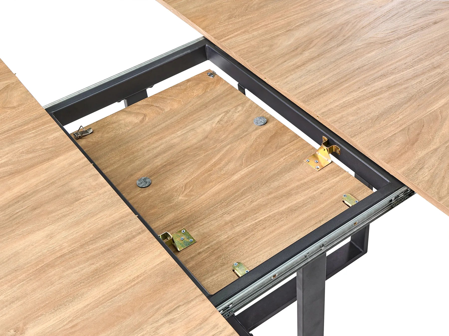 Dining Table ALEXANDRINA Brown 120/160 cm 120 cm