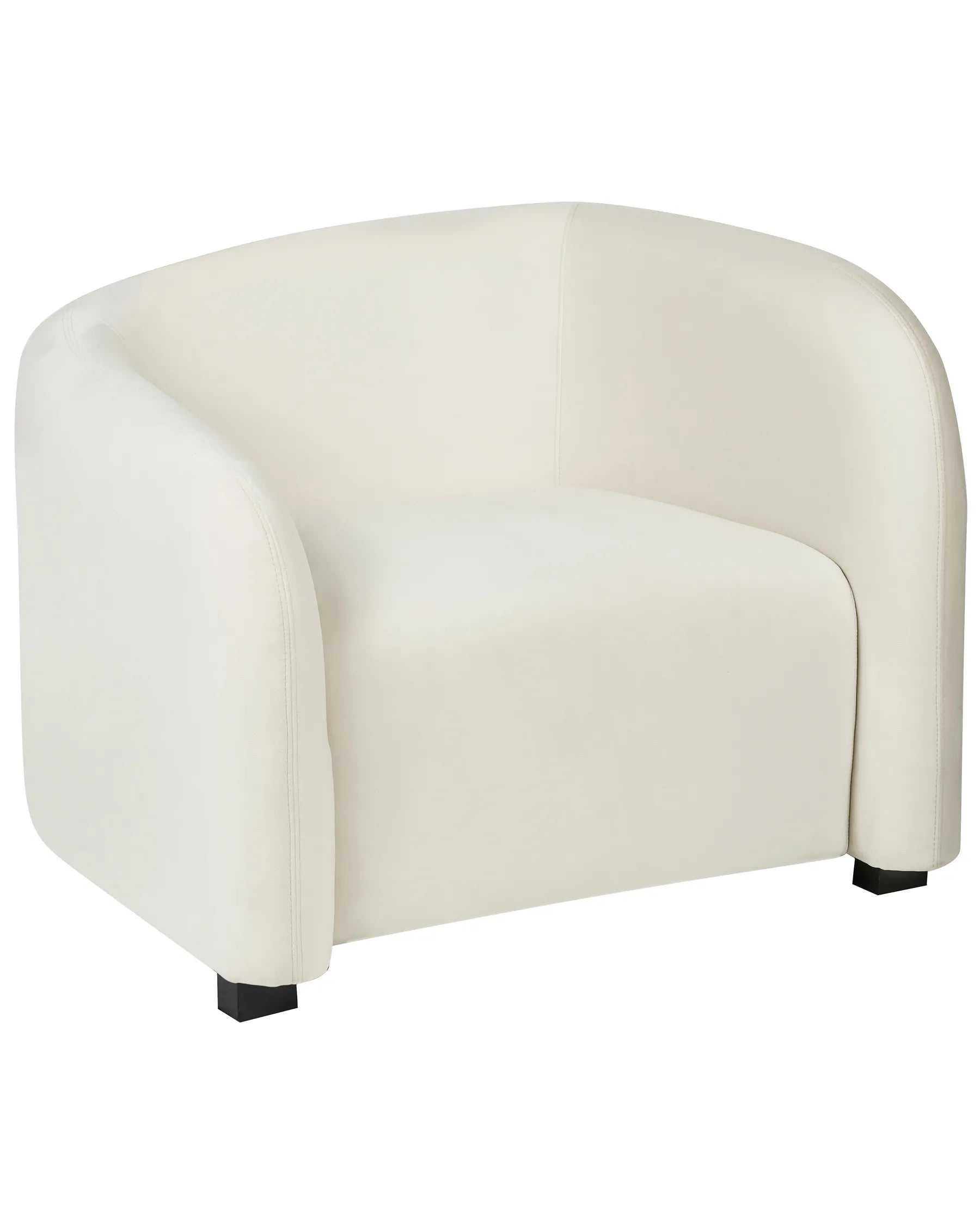 Set of 2 Armchairs VELTADA Velvet Off-White