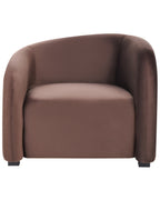 Set of 2 Armchairs VELTADA Velvet Dark Brown