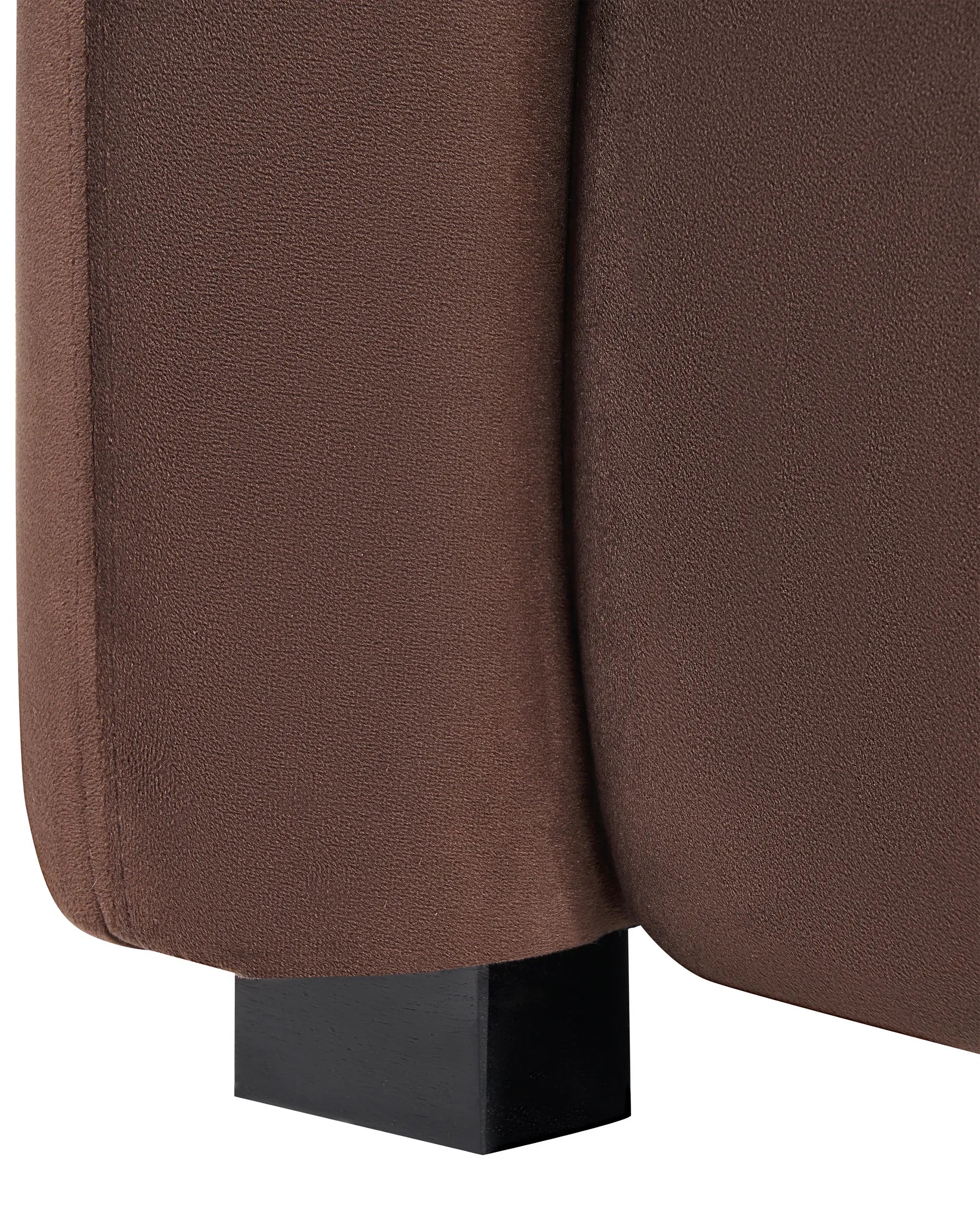 Set of 2 Armchairs VELTADA Velvet Dark Brown