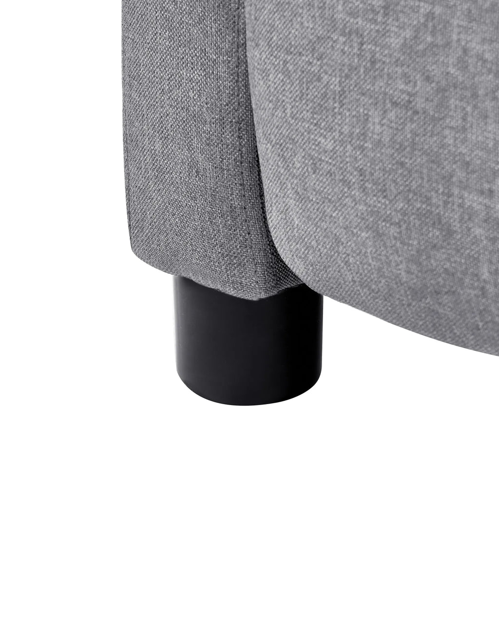 Recliner Chair EMINENCE Faux Linen Grey