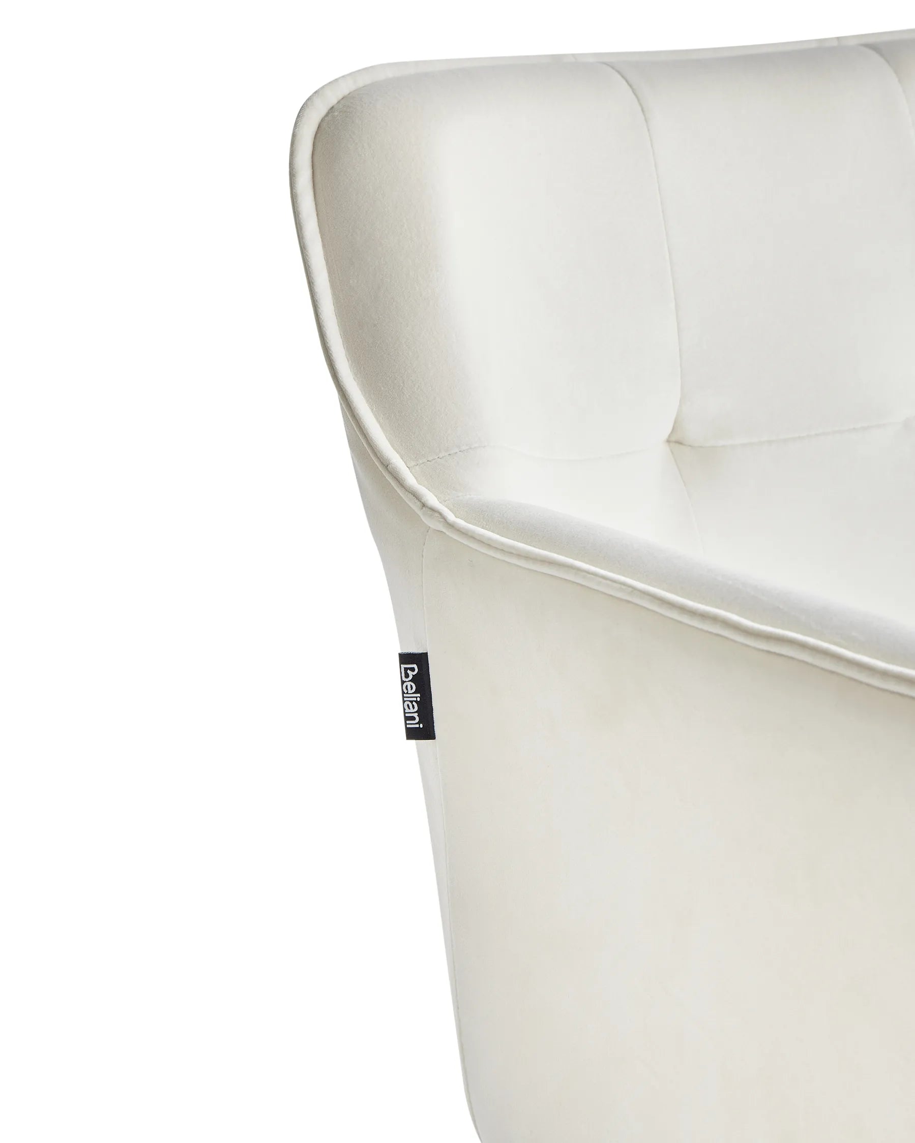 Set of 2 Dining Chairs JASMIN Velvet Light Beige