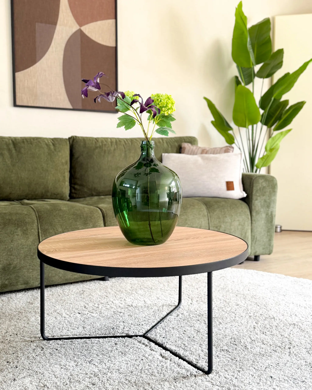 Coffee Table MELODY Light Brown