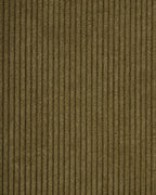 Set of 2 Dining Chairs IRWIN Corduroy Olive Green