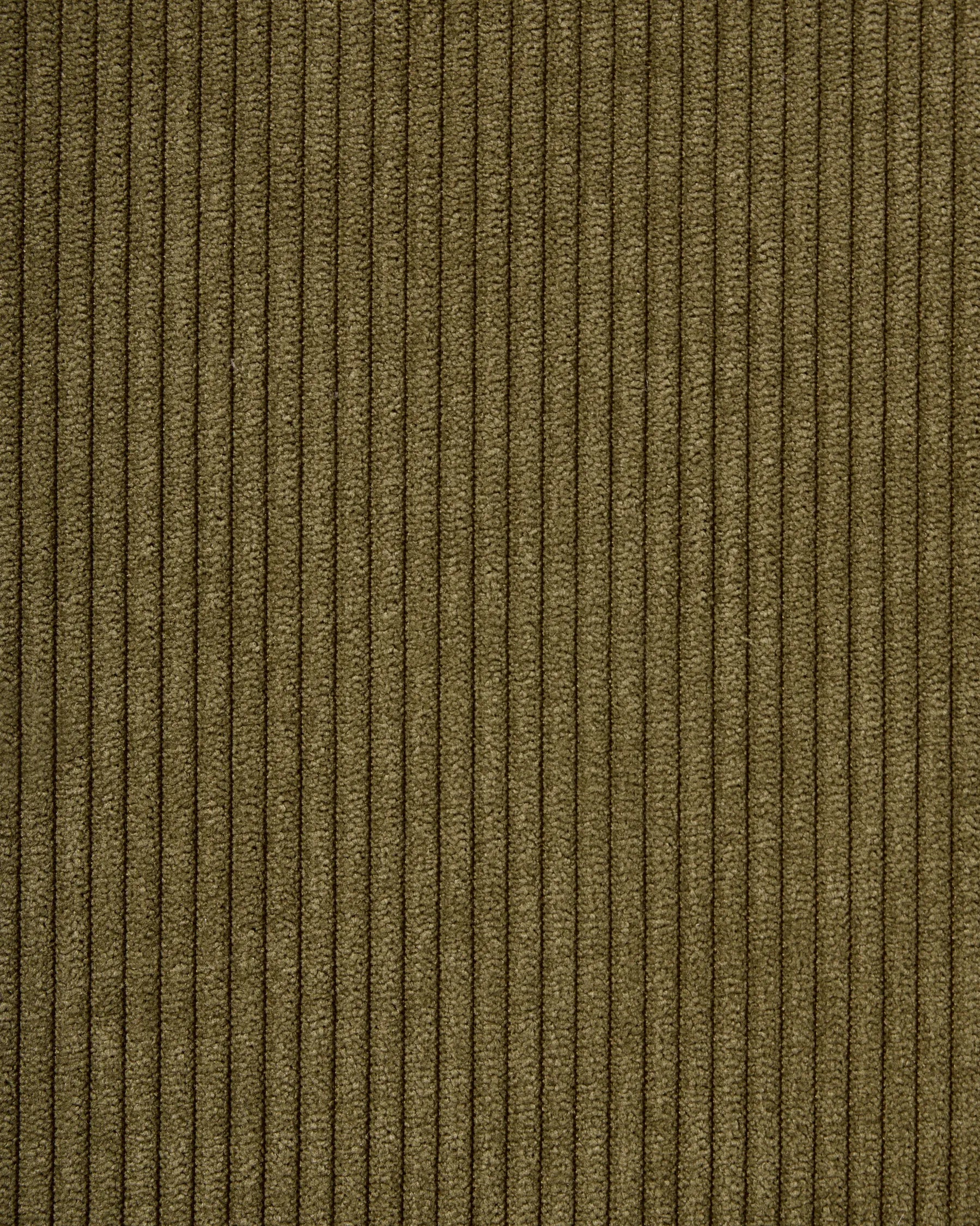 Set of 2 Dining Chairs IRWIN Corduroy Olive Green