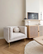 Armchair MOEN Fabric Beige